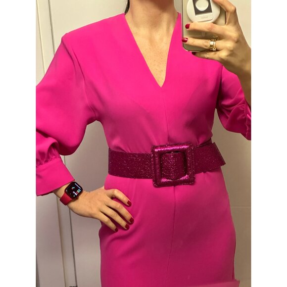 Stunning Fuchsia Pink Dress by IMPERIAL - New Without Tag - Picture 6 of 6
